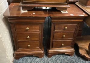 PAIR OF MAHOGANY CHESTS A/F