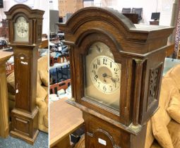 OAK GRANDMOTHER CLOCK