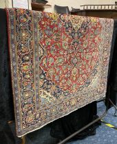 FINE CENTRAL PERSIAN KASHAN RUG 215CMS X 135CMS