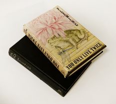 JAMES BOND ''YOU ONLY LIVE TWICE'' FIRST EDITION WITH DUST JACKET & "DR NO" FIRST EDITION BOOK