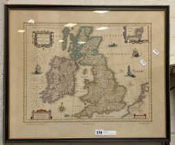 JOHN BARTHOLOMEW & SONS MAP OF BRITTANIA