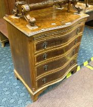 SERPENTINE CHEST OF DRAWERS