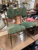PAIR OF FRENCH CHAIRS A/F