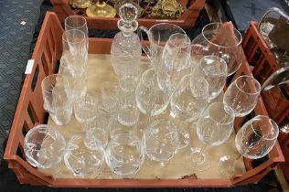 VARIOUS WATERFORD CRYSTAL GLASS ETC