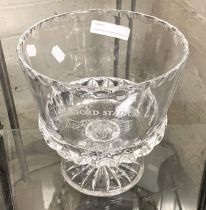 ROMFORD STADUIM CRYSTAL GLASS TROPHY BOWL