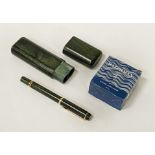 WATERMAN BOXED PEN WITH 18CT GOLD NIB & INK BOTTLE