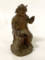 GOLD PRINTED FIGURE 15CMS (H) BRONZE