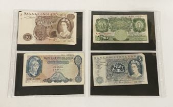 COLLECTION OF BANK NOTES TO INCLUDE 8 UNCIRCULATED FFORDE TEN POUND NOTES TWO FIVE POUND O'BRIEN