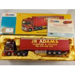 Corgi ERF ECT Olympic Curtainside - J R Adams (Newcastle) Ltd - VGC-Box worn