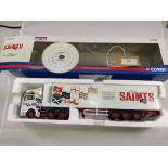 Corgi MAN TGA XXL with Box Trailer - Saints Transport - GC-Box slight wear