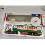 Corgi Scania Curtainside - Pete Osborne Logistics - GC-Box worn
