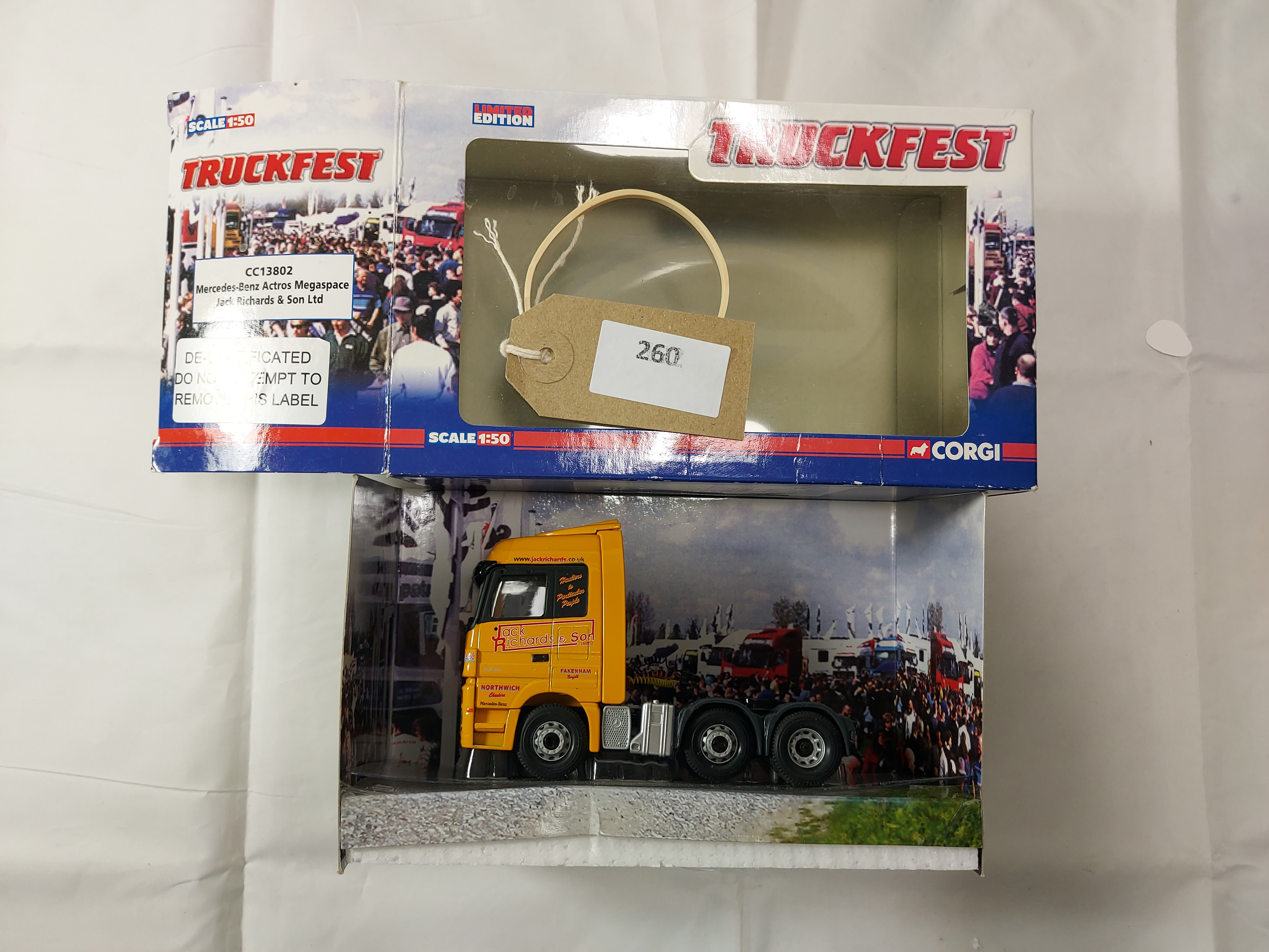 Corgi Mercedes Benz Actros Megaspace - Jack Richards & Son Ltd - VGC - Box slight wear