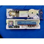 Corgi Scania Topline Sheeted Trailer - Yuill & Dodds - GC - Mirrors missing - Box slight wear