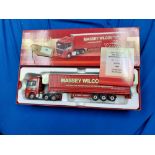 Corgi Mercedes Actros Curtainside - Massey Wilcox - VGC - Box slight wear