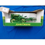 Spec Cast John Deere Lindeman Crawler with Cultivator - GC - Box slight wear