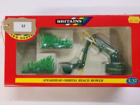Britains Spearhead Orbital Reach Mower - GC - Box slight wear