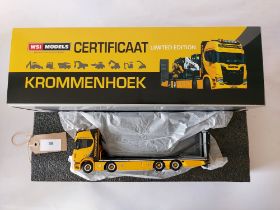 WSI Scania R Highline CR20H 8x2 Rigid Flatbed Truck - Krommenhoek BV - VGC - Box good