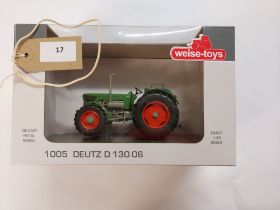 Weise Toys Deutz D130 06 Tractor without cab - GC - Box OK slight wear