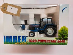 Imber Ford Powerstar 5640 Tractor - GC - Box slight wear