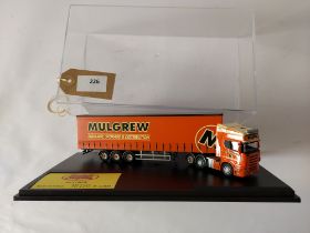 Oxford Scania R420 & Curtainside Trailer - Mulgrew - VGC - Case OK