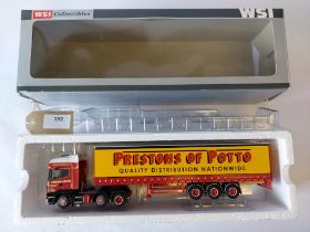WSI Scania Topline & Curtainside Trailer - Prestons of Potto - VGC - Box worn