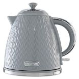 Daewoo Argyle Collection, 1.7L, Electric Kettle With Removable Lid and Filter For An Easy Clean, Au