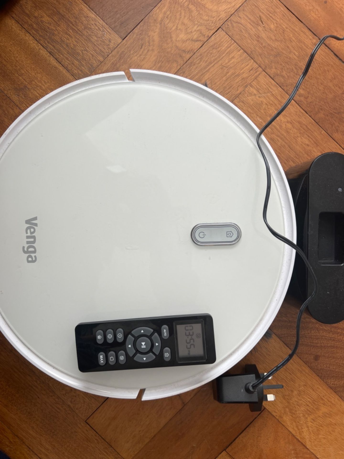 Venga! Robot Vacuum Cleaner with Mop, Easy to Use, 6 Cleaning Modes, Quiet Action, White, VG RVC 30 - Image 3 of 3