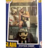 Funko POP! NBA Cover: Slam - Steph Stephen Curry - NBA + Slam Magazine - Collectable Vinyl Figure -