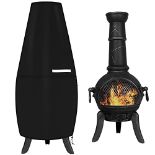 Czyan Large Chimenea Cover, Breathable Outdoor Heavy Duty Patio Heater Cover, Waterproof, Windproof