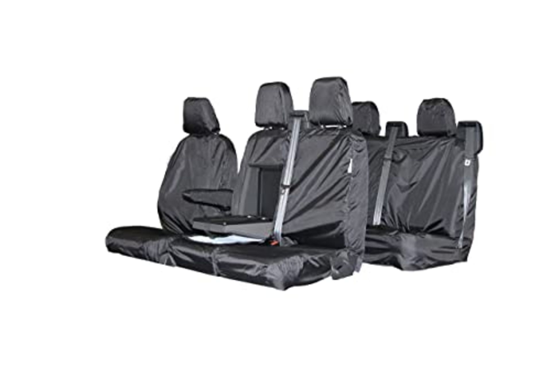 Heavy Duty Covers, Waterproof Seat Cover to fit Ford Transit Custom Crew Cab Fronts and Rears
