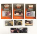 Three Star Wars Episode One Mini Movies, fantastic 24 frame animation cards, No. 05084, No. 02362