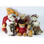 WITHDRAWN A collection of children's plush teddy bears, retailers to include Harrods and Franklin