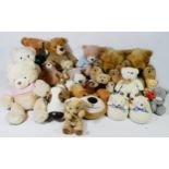 WITHDRAWN A large collection of children's plush teddy bears & animals, makers to include - 'Me