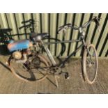 A Trojan Mini Motor engined bicycle, unregistered. In 1949 Trojan started to manufacture Mini-