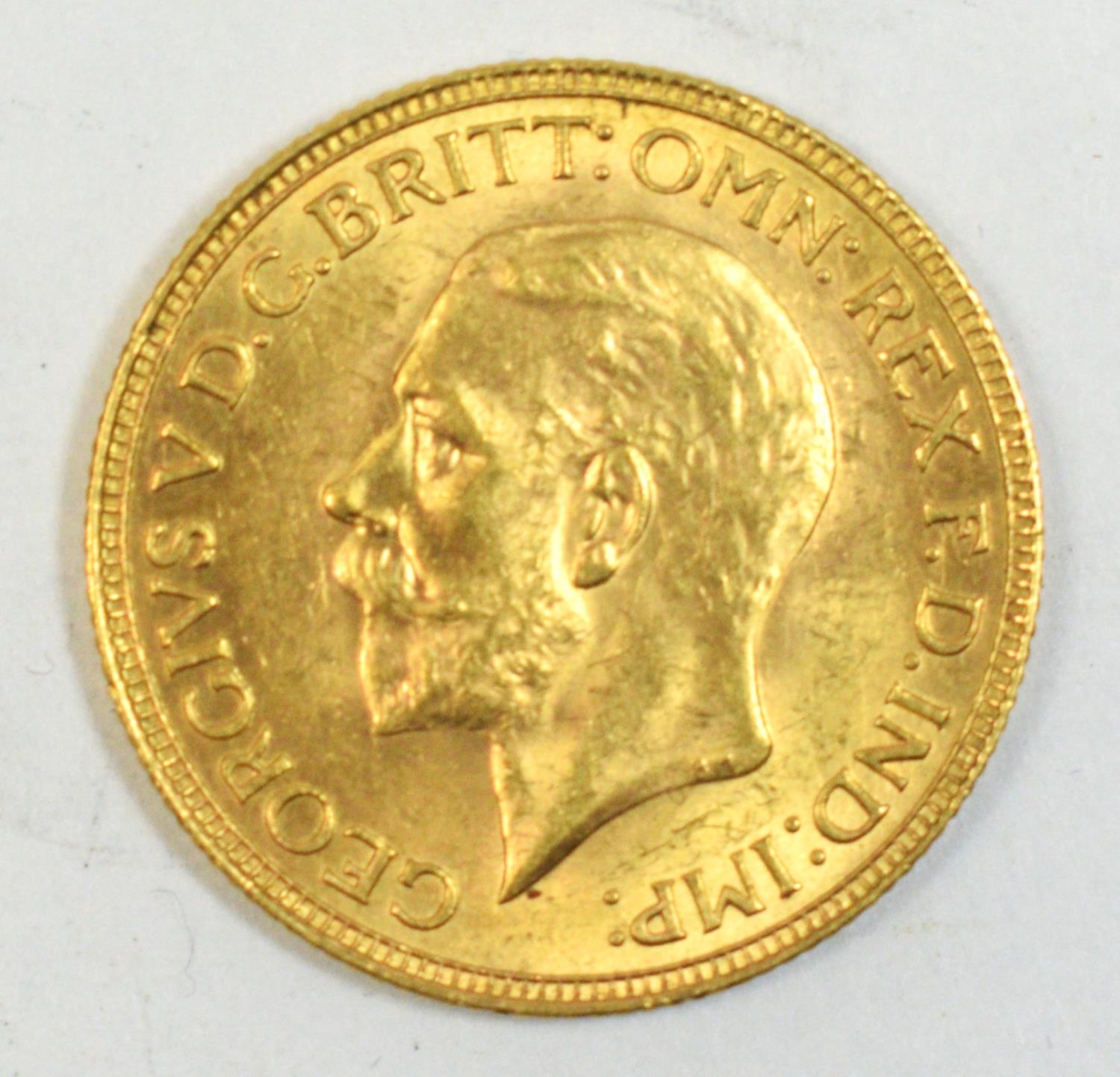 George V full sovereign 1932, South Africa mint