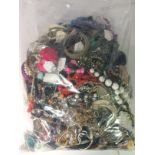 A collection of costume jewellery approx 10kg.