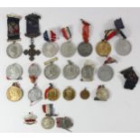 A collection of Royal commemorative medals, to include two Victorian 1887 medals, a Edward VII and