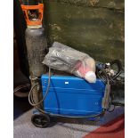 A Turbo type 152 gas welder with bottle and equipment.