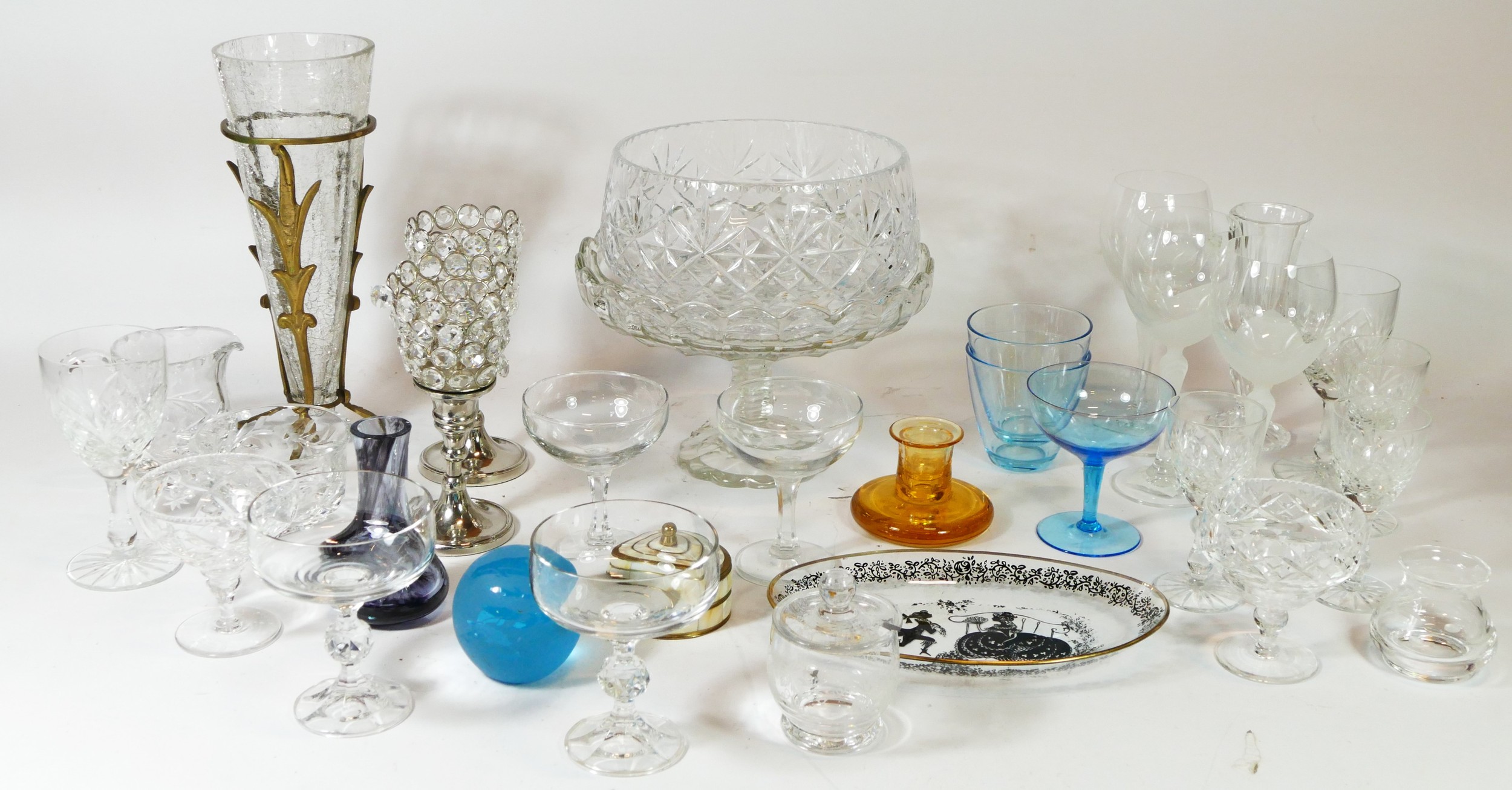 A collection of mid 20th century & later ceramics and glassware, to include Ringtons pottery pieces, - Image 3 of 3