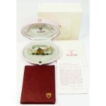 Tudor, a 9ct gold, manual wind, ladies wristwatch, the signed champagne dial with baton markers, the