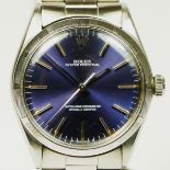 Rolex Oyster Perpetual, a stainless steel automatic gentleman's wristwatch, ref 1002, c. 1966,