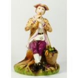 A Royal Crown Derby figure, Fruit Seller, limited edition No 16 of 25, signed on base by artist M.