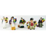 Four Royal Doulton figures, to include Balloon Lady, stamped HN 2935, 21cm tall, boxed, The