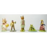 Four John Beswick ceramic figures, from the Beatrix Potter collection, to include Jeremy Fisher