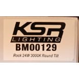 Forty seven KSR lighting BM00129 recessed ceiling spotlights, 24W, 14cm diameter, all boxed
