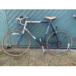 A Carlton cycles push bike with later seat, 16 inch bar to bar, 26inch wheels, together with a
