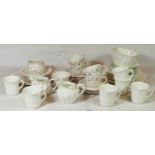 A mid 20th century Shelley part coffee set. Fourteen piece with model number 272101, together with a