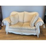 A Barker and Stonehouse Louis XV style Catelyn two seater sofa, French inspired design, crackle