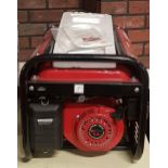 A Mil ML8500W petrol powered generator, with manual (unboxed)
