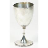 An Edwardian silver goblet Sheffield 1906, 11.5cm, 70gm